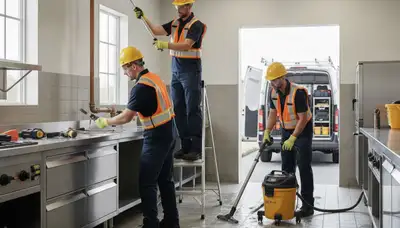 Emergency plumber repairing burst pipe in Portland, OR home for fast flood damage response