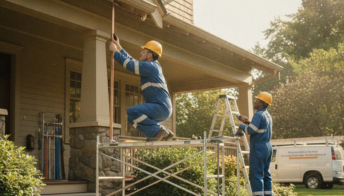 Portland, OR plumbing repair service truck for residential and commercial drain and pipe repairs