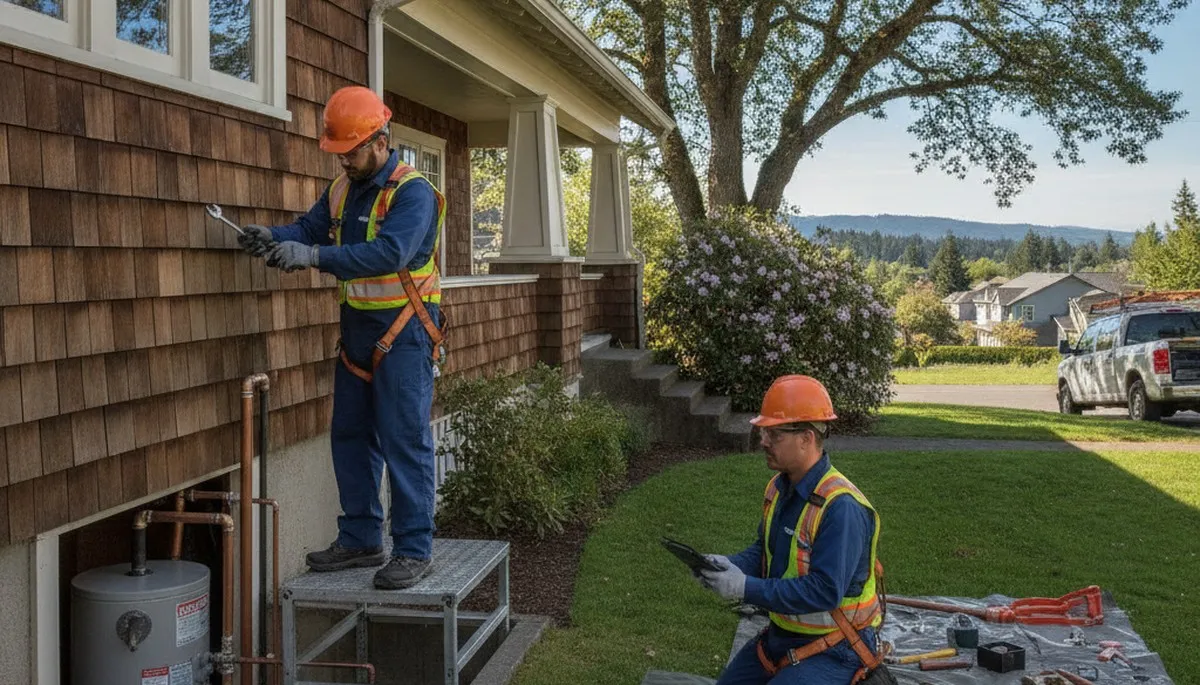 Portland, OR plumbing repair service van for emergency leak and drain repairs