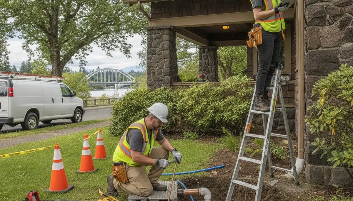 Portland, OR plumbing repair service for residential leaks, drain cleaning, and pipe fixes