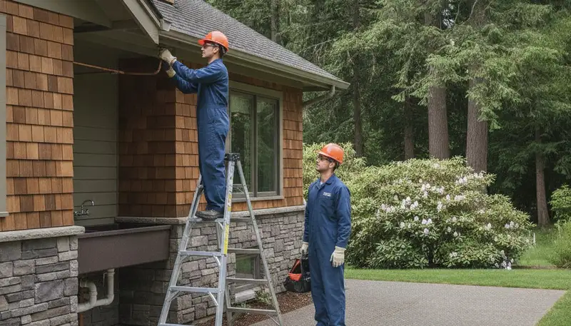 Portland, OR plumbing repair service for leaks, clogs, and pipe fixes on a local business page