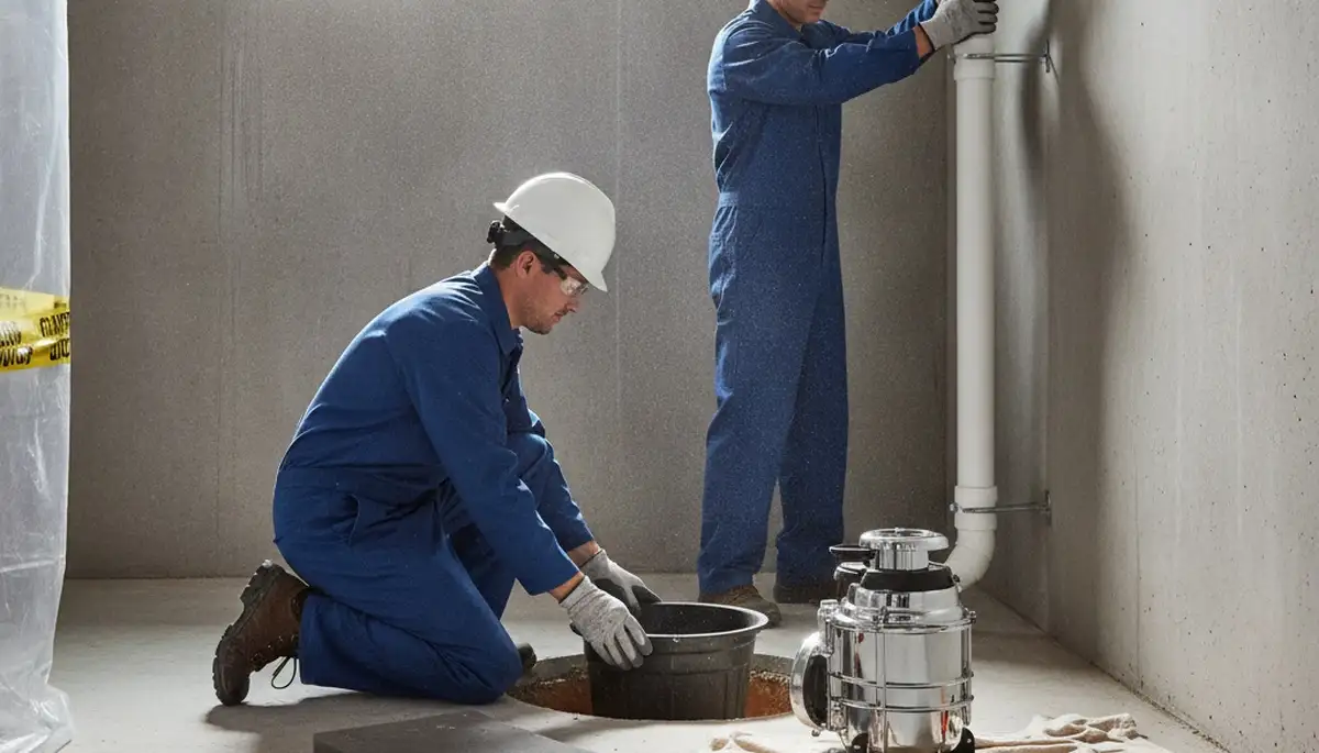 Sump pump installation for Portland, OR homes to protect basements from heavy rain and flooding