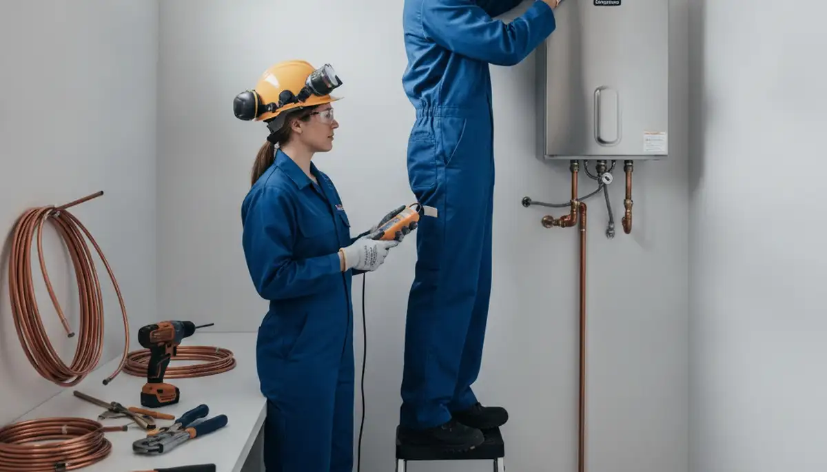 Tankless water heater service in Portland, OR for residential plumbing repair and installation